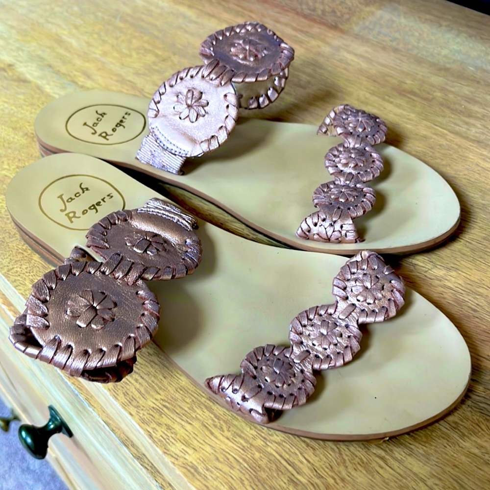 Jack Rogers Sandals Copper